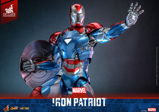 Iron Man: Iron Patriot - DieCast, 1/6 Figur von Hot Toys