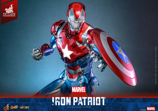 Iron Man: Iron Patriot - DieCast, 1/6 Figur von Hot Toys