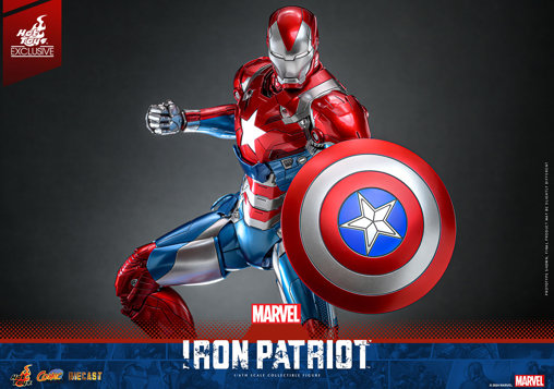 Iron Man: Iron Patriot - DieCast, 1/6 Figur von Hot Toys