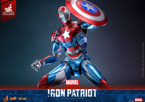 Iron Man: Iron Patriot - DieCast, 1/6 Figur von Hot Toys