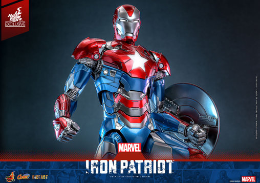 Iron Man: Iron Patriot - DieCast, 1/6 Figur von Hot Toys