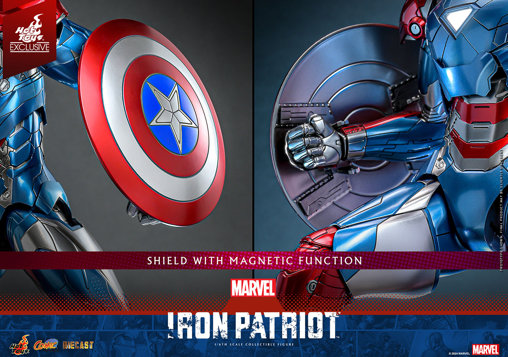 Iron Man: Iron Patriot - DieCast, 1/6 Figur von Hot Toys
