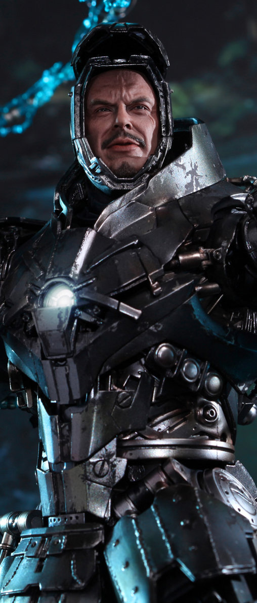 Iron Man 2: Whiplash Mark II - DieCast, 1/6 Figur von Hot Toys