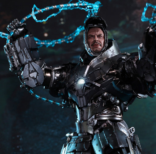 Iron Man 2: Whiplash Mark II - DieCast, 1/6 Figur von Hot Toys
