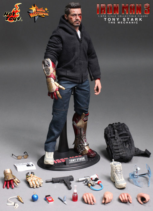 Iron Man 3: Tony Stark - The Mechanic, 1/6 Figur von Hot Toys