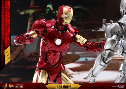 Iron Man 2: Iron Man Mark IV with Suit-Up Gantry von Hot Toys, weitere Produktansicht 22