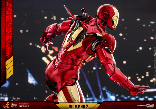 Iron Man 2: Iron Man Mark IV with Suit-Up Gantry von Hot Toys, weitere Produktansicht 23