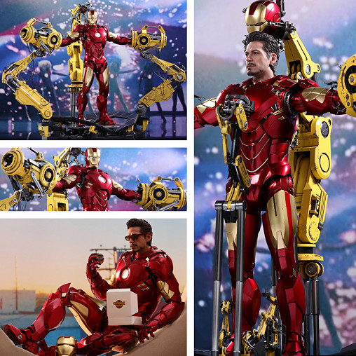 Iron Man 2: Iron Man Mark IV with Suit-Up Gantry, Typ: 1/6 Figur