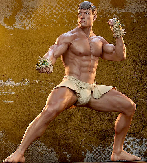 JCVD: Jean-Claude Van Damme - Muay Thai Tribute, Statue von PCS