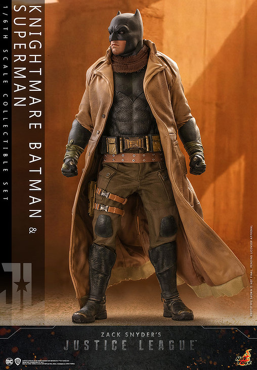 Zack Snyders Justice League: Knightmare Batman und Black Suit Superman, 1/6 Figur von Hot Toys