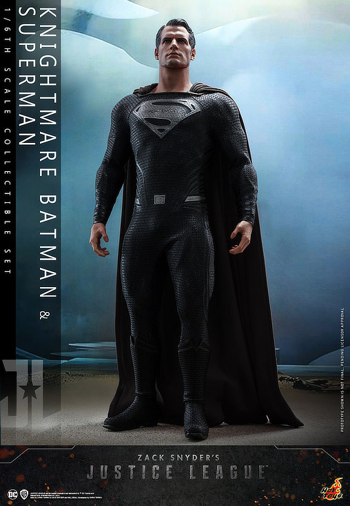 Zack Snyders Justice League: Knightmare Batman und Black Suit Superman, 1/6 Figur von Hot Toys