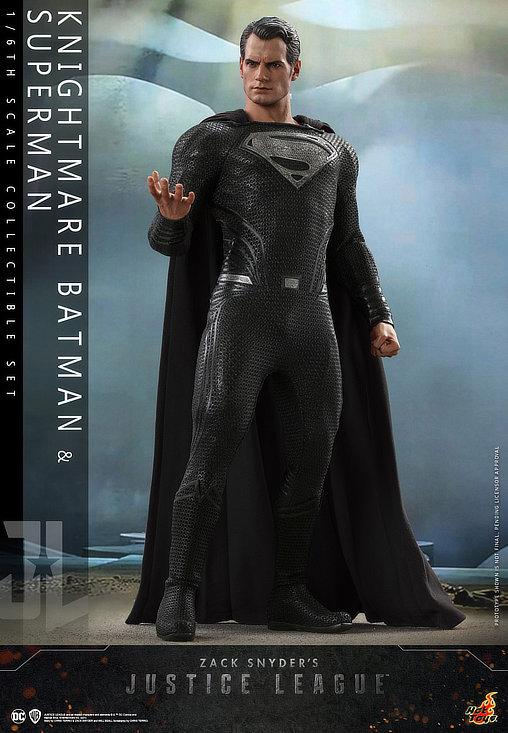Zack Snyders Justice League: Knightmare Batman und Black Suit Superman, 1/6 Figur von Hot Toys