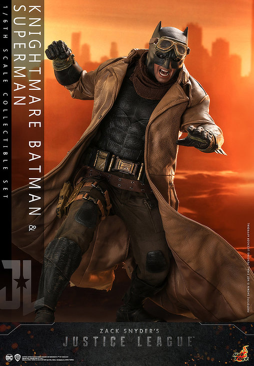 Zack Snyders Justice League: Knightmare Batman und Black Suit Superman, 1/6 Figur von Hot Toys