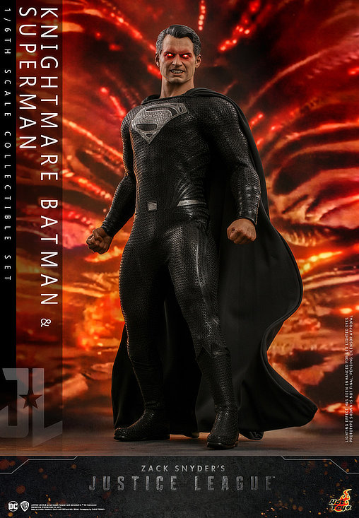 Zack Snyders Justice League: Knightmare Batman und Black Suit Superman, 1/6 Figur von Hot Toys