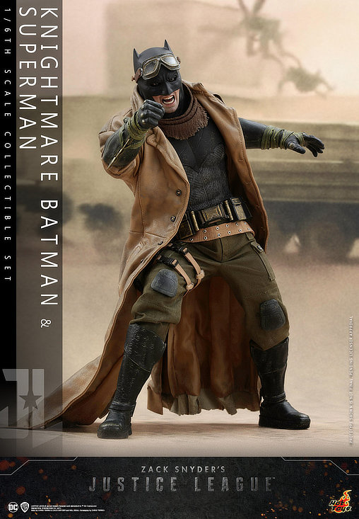 Zack Snyders Justice League: Knightmare Batman und Black Suit Superman, 1/6 Figur von Hot Toys