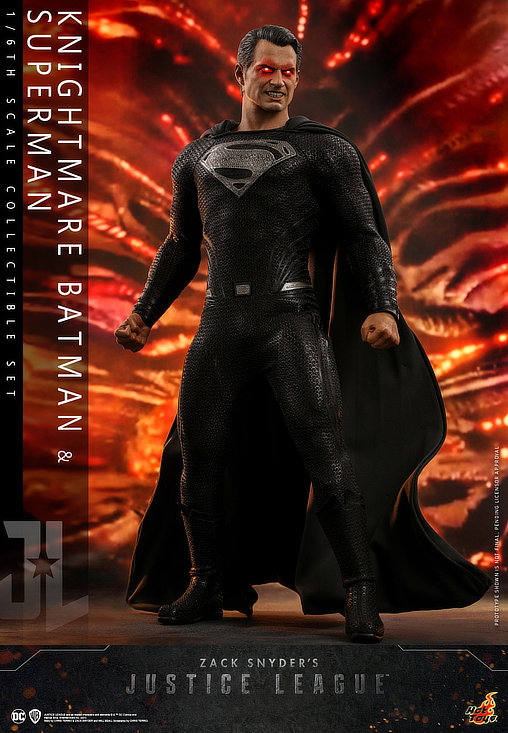 Zack Snyders Justice League: Knightmare Batman und Black Suit Superman, 1/6 Figur von Hot Toys
