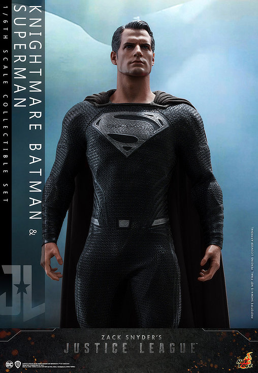 Zack Snyders Justice League: Knightmare Batman und Black Suit Superman, 1/6 Figur von Hot Toys