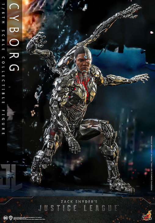 Zack Snyders Justice League: Cyborg, 1/6 Figur von Hot Toys
