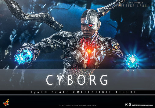 Zack Snyders Justice League: Cyborg, 1/6 Figur von Hot Toys