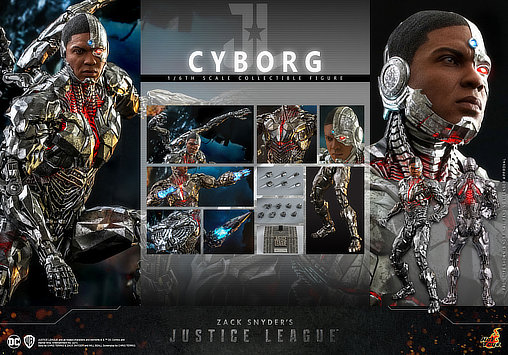 Zack Snyders Justice League: Cyborg, 1/6 Figur von Hot Toys