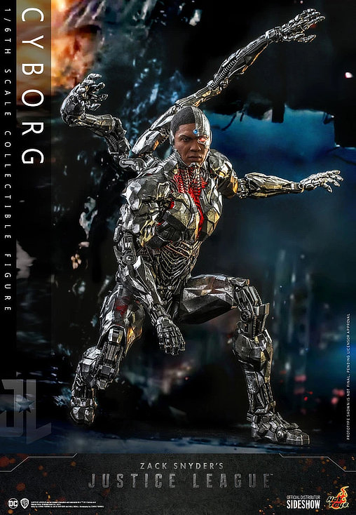 Zack Snyders Justice League: Cyborg - Deluxe, 1/6 Figur von Hot Toys