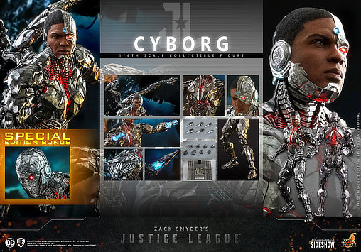 Zack Snyders Justice League: Cyborg - Deluxe, 1/6 Figur von Hot Toys