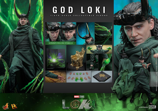 Loki: God Loki, 1/6 Figur von Hot Toys