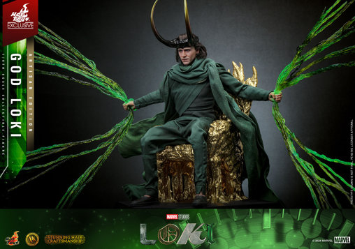 Loki: God Loki - Artisan Edition, 1/6 Figur von Hot Toys