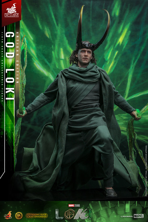 Loki: God Loki - Artisan Edition, 1/6 Figur von Hot Toys