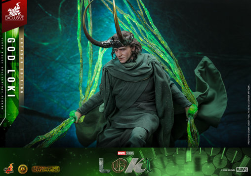 Loki: God Loki - Artisan Edition, 1/6 Figur von Hot Toys