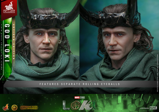 Loki: God Loki - Artisan Edition, 1/6 Figur von Hot Toys
