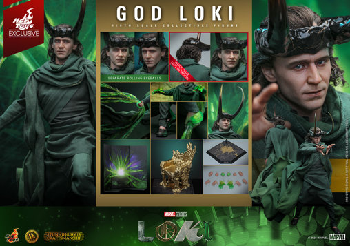 Loki: God Loki - Artisan Edition, 1/6 Figur von Hot Toys