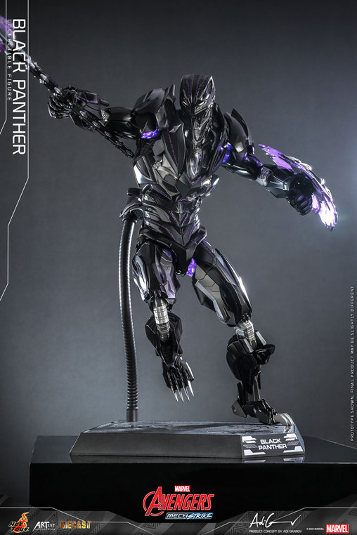Marvels Avengers Mech Strike: Black Panther, 1/6 Figur von Hot Toys