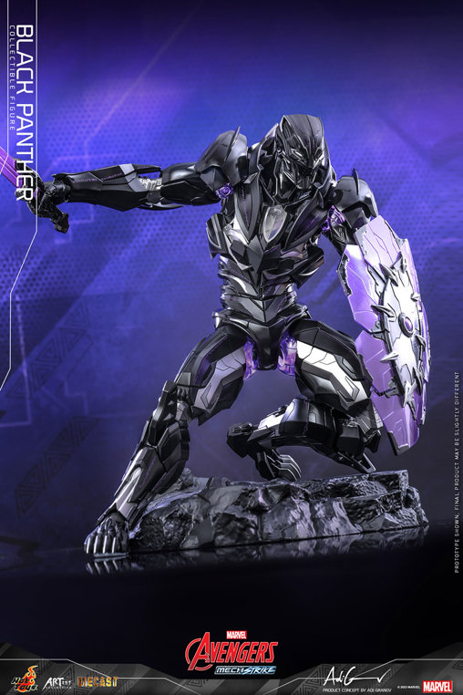 Marvels Avengers Mech Strike: Black Panther, 1/6 Figur von Hot Toys