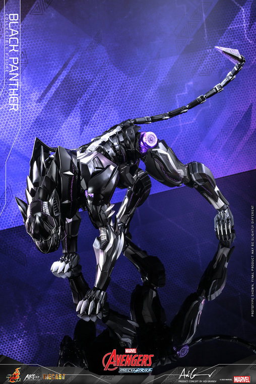 Marvels Avengers Mech Strike: Black Panther, 1/6 Figur von Hot Toys