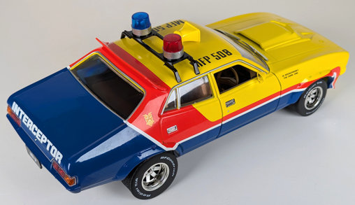 Mad Max 1: Max Rockatansky 1974 Ford Falcon XB Interceptor, Fertig-Modell von Greenlight