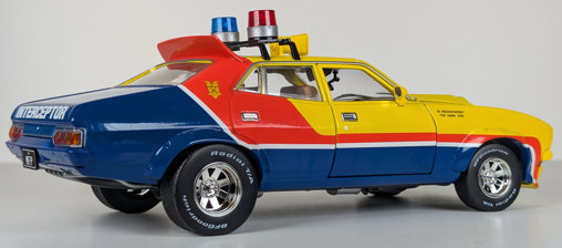 Mad Max 1: Max Rockatansky 1974 Ford Falcon XB Interceptor, Fertig-Modell von Greenlight