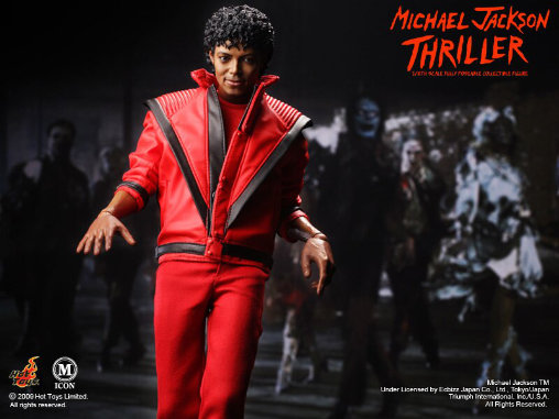 Gods of Music: Michael Jackson - Thriller, 1/6 Figur von Hot Toys