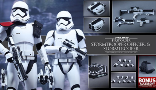 Star Wars - Episode VII - The Force Awakens: First Order Stormtrooper Officer und Stormtrooper, 1/6 Figuren ... https://spaceart.de/produkte/star-wars-first-order-stormtrooper-officer-und-stormtrooper-1-6-figuren-hot-toys-mms335-sw149.php