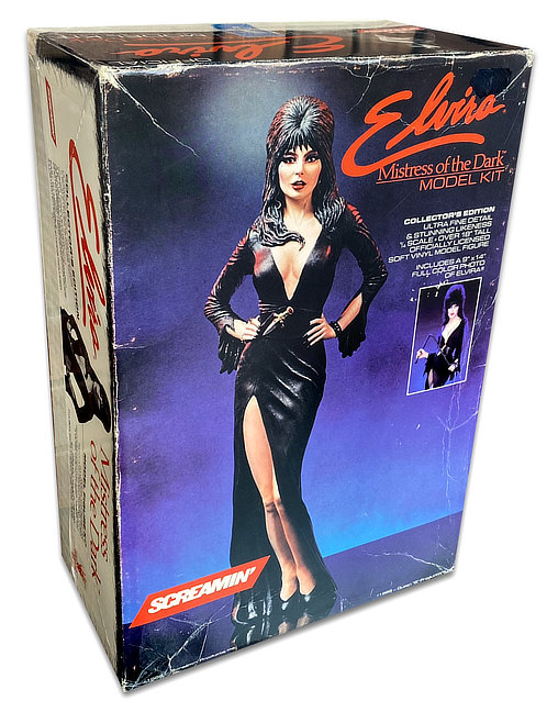 Mistress of the Dark: Elvira, Modell-Bausatz ... https://spaceart.de/produkte/mod001-mistress-of-the-dark-elvira-modell-bausatz-screamin-spaceart.php