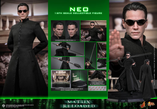 The Matrix Reloaded: Neo, 1/6 Figur von Hot Toys