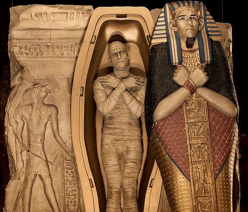 Die Mumie: The Mummy Diorama - Deluxe, Statue von Iron Studios