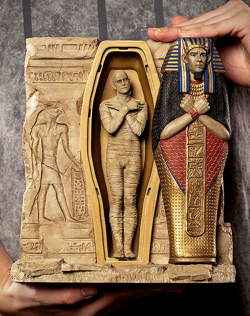 Die Mumie: The Mummy Diorama - Deluxe, Statue von Iron Studios