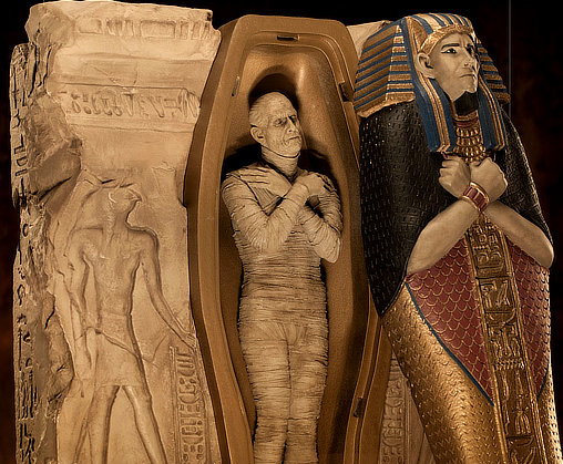 Die Mumie: The Mummy Diorama - Deluxe, Statue von Iron Studios