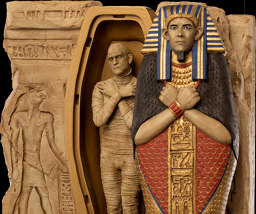 Die Mumie: The Mummy Diorama - Deluxe, Statue von Iron Studios