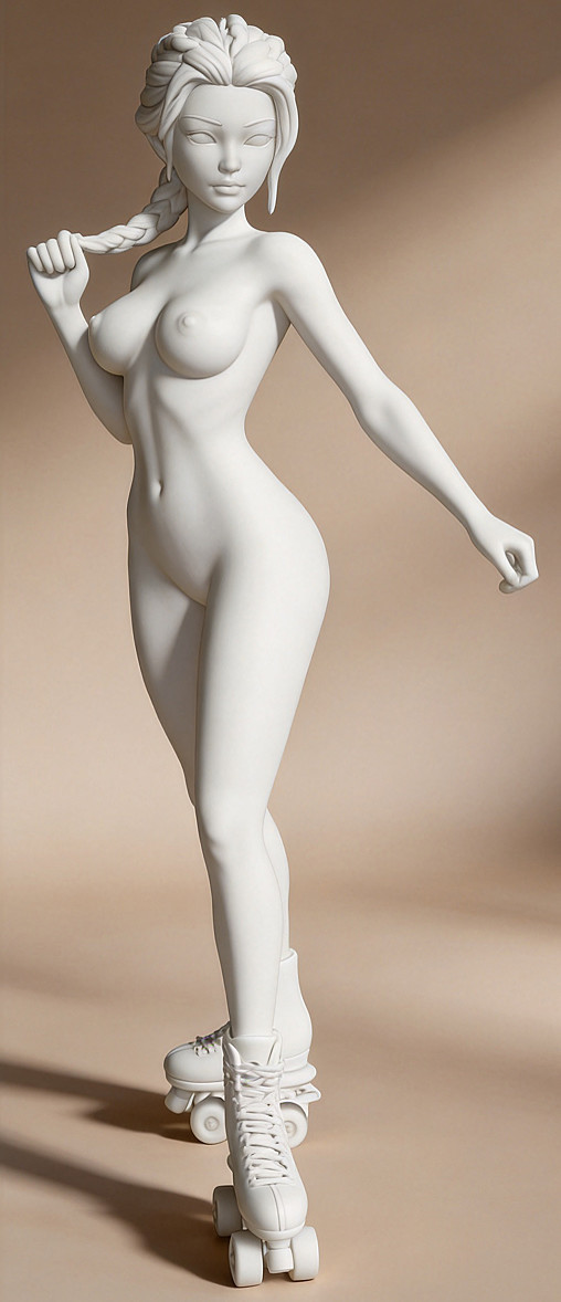 Opus Erotica: Barely Rolling Girl von SPACEart, weitere Produktansicht 3