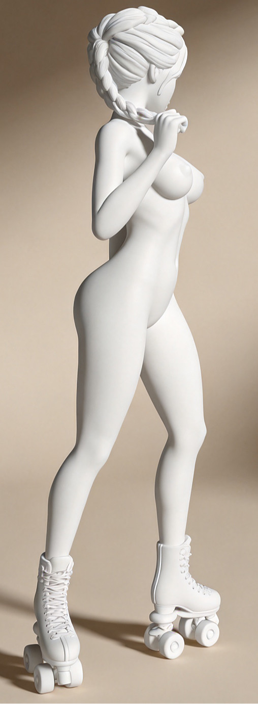 Opus Erotica: Barely Rolling Girl von SPACEart, weitere Produktansicht 5