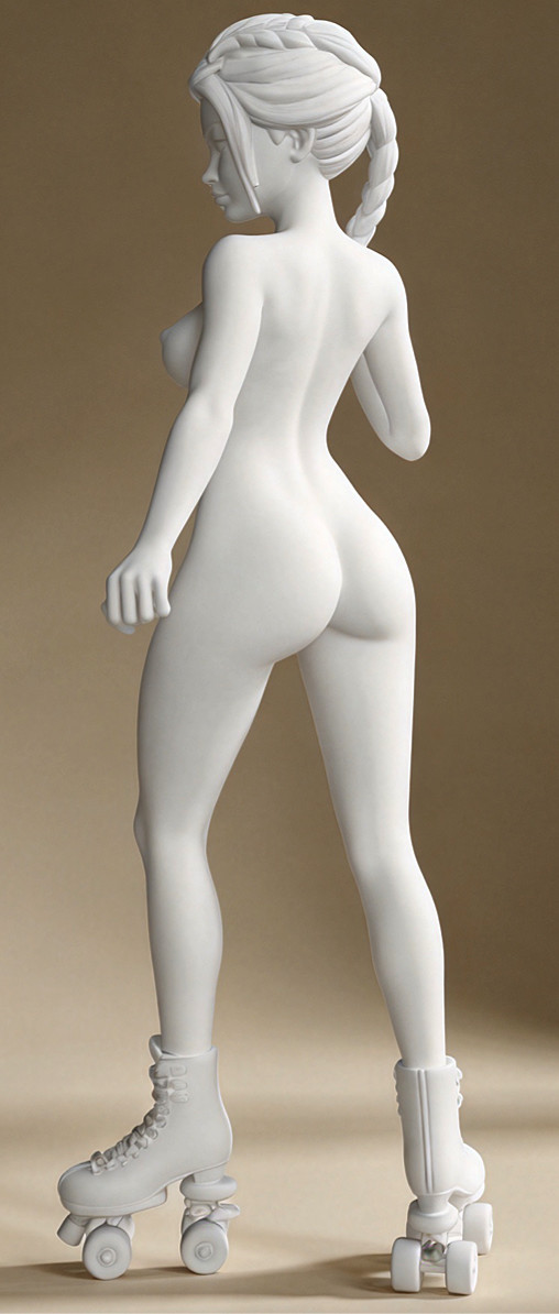 Opus Erotica: Barely Rolling Girl von SPACEart, weitere Produktansicht 6