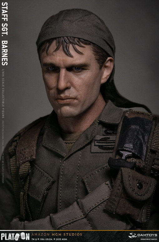 Platoon: Staff Sergeant Barnes, 1/6 Figur von Damtoys