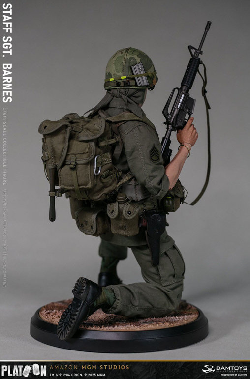 Platoon: Staff Sergeant Barnes, 1/6 Figur von Damtoys